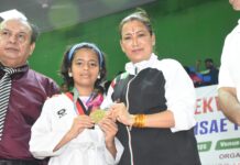 खेल मंत्री रेखा आर्या ने किया दो राष्ट्रीय ताइक्वांडो प्रतियोगिताओं का समापन,पदक विजेताओं को मेडल पहनाकर किया सम्मानित